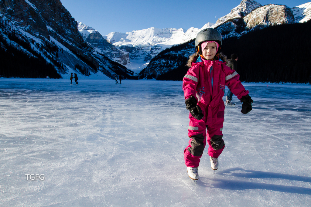 Skating on the Lake.