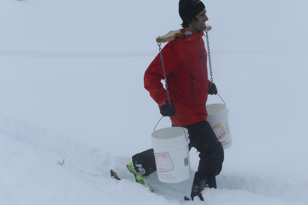 Austin Ross, Sunrise Lodge, Esplanade Range, BC, Canada photo:Adam Clark