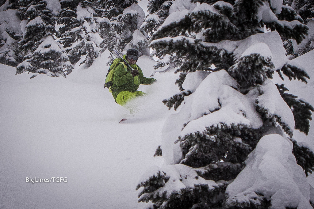 pow shredding at Eagle Pass HS