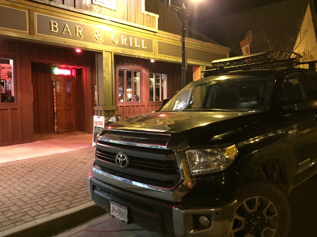 Raven One parked in front of the after party at the Village Idiot. #soberOctober