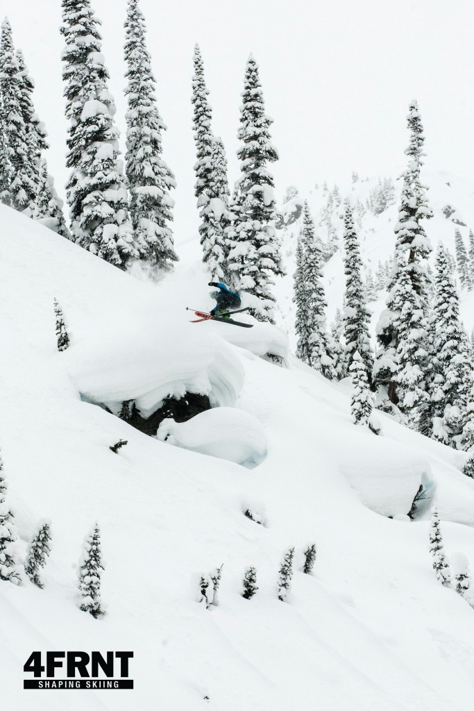 Sentry Lodge, British Columbia. 4FRNT team: Eric Hjorleifson, Kye Petersen, Wiley Miller, David Wise