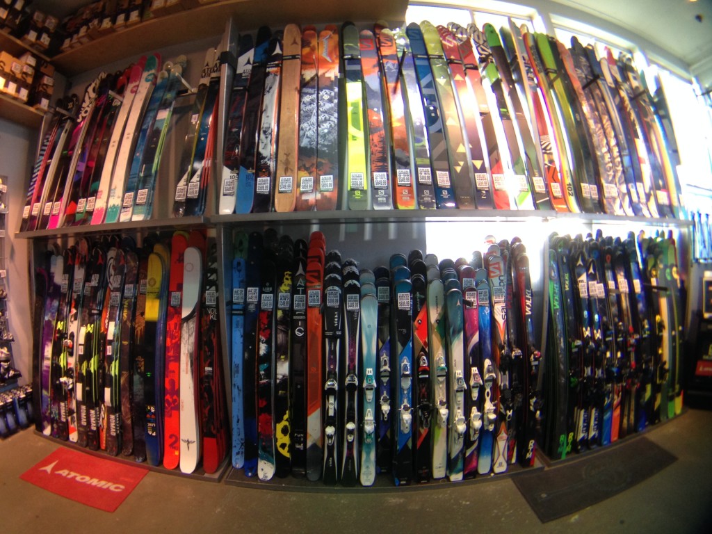 Need new skis? Comor has a wide selection in stock today.